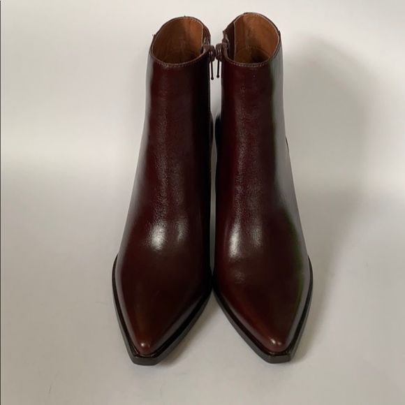 NEW Jeffrey Campbell Flynn Burgundy Boots Size 6 - Picture 5 of 15